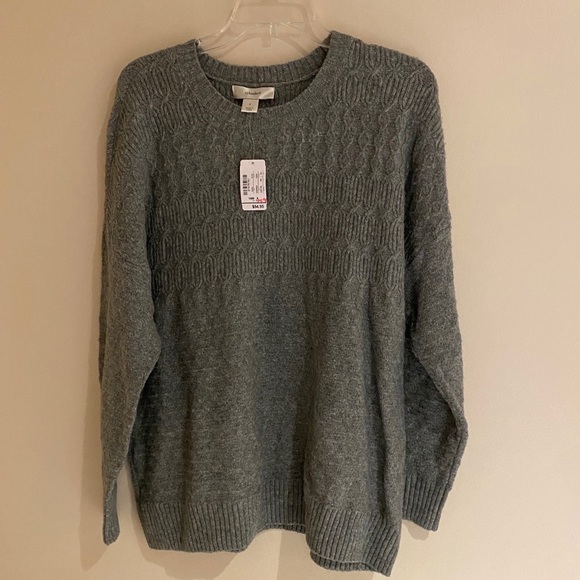 CJ Banks size 14 Crew Neck Sweater NEW Gorgeous! Great gift! - Picture 2 of 9